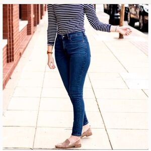 Everlane The Curvy High Rise Skinny Jean Dark Wash